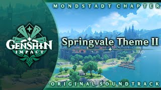 Springvale Theme II  Genshin Impact Original Soundtrack Mondstadt Chapter [upl. by Ehsrop]