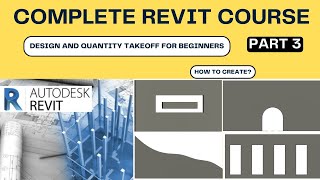 3 REVIT Tutorials for Begineers  Revit ArchitectureStructure amp Quantity TakeOff Full Course  BIM [upl. by Babara232]