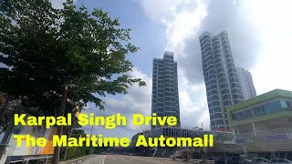 FMCO Penang Driving amp Exploring Karpal Singh Drive  The Maritime  Automall lifestyle shops [upl. by Rodenhouse]