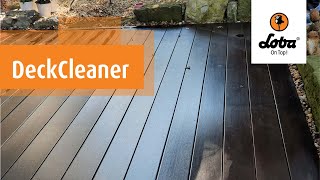 DeckCleaner  How to clean wooden floors amp WPC outdoors [upl. by Sawtelle687]