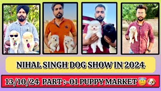 NIHAL SINGH WALA DOG SHOW IN 2024 🔥 PART01  PUPPY MARKET PUNJAB 😲🔥  pulkitvampdogs [upl. by Electra]