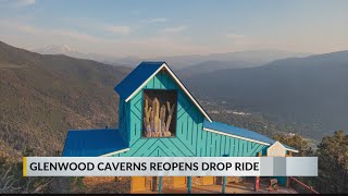 Glenwood Springs reopens drop ride [upl. by Ahseinat]