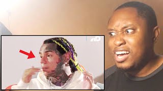 6ix9ine has BRAIN DAMAGE Reaction [upl. by Fredel453]