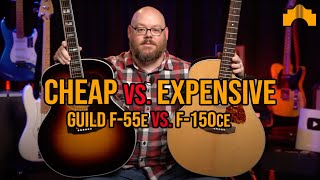 Cheap vs Expensive Guild F55E vs F150CE [upl. by Laurita]