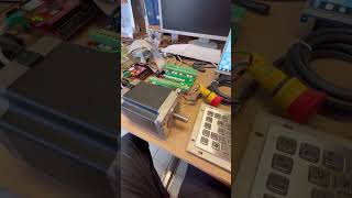 First test with UCCNC cnclife cncdrive uccnc cnc [upl. by Iolanthe]