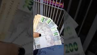 nota de duzentos reais R200 [upl. by Osrick]