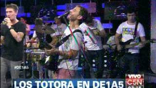 C5N  MUSICA EN VIVO LOS TOTORA Y SANTIAGO AYSINE EN DE 1 A 5 [upl. by Ramonda]