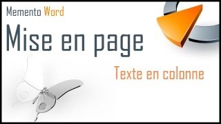 Texte en colonne dans Word  Formation Word Marseille [upl. by Stepha]