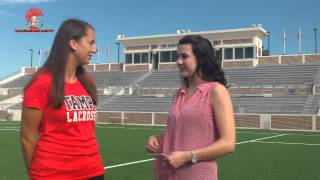 Kelly Gallagher Womens Lacrosse Interview [upl. by Adnalahs]