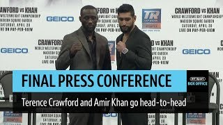 Full Terence Crawford v Amir Khan final press conference [upl. by Aihn]