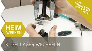 Kugellager tauschen Am Beispiel eines Waschmaschinenmotors [upl. by Ahern]