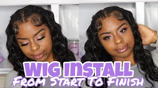 START TO FINISH WIG MELT W HAIR GLITTER STRAND amp STYLE [upl. by Nims]