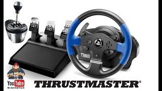 Thrustmaster T150 Pro  TH8A Shifter Unboxing  Test ETS 2 [upl. by Trinatte58]