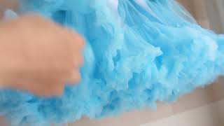 Aliexpress Women Teen Mini Skirt Pettiskirt S M L Ruffle Chiffon Ballet Tull Summer Women Tutu Skirt [upl. by Alyse]