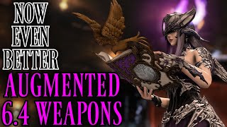 Augmented Tomestones Weapons FFXIV Patch 64 [upl. by Nahshun]