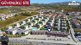 KUŞADASI SOĞUCAKTA DENİZ MANZARALI GÜVENLİKLİ SİTEDE 21 DAİRE [upl. by Dollar142]