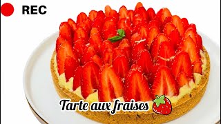 Tarte aux fraises de Cyril Lignac intensément Fraise  🍓 [upl. by Anrapa]