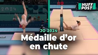 Grâce à sa chute une gymnaste olympique a fait la meilleure vidéo de cette trend TikTok [upl. by Lauryn643]