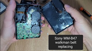 Sony Walkman WMB47 belt replacing Videos For Bored People [upl. by Secnarfyram173]