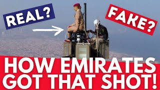 How Did Emirates Get THAT Drone Shot Real or Fake Behind the Scenes [upl. by Syned862]