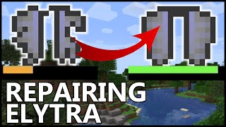 How To REPAIR ELYTRA In Minecraft [upl. by Leodora]