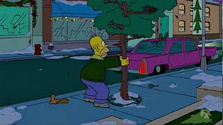 The Simpsons  Homer Strangles A Tree [upl. by Kleeman]