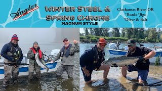 Winter Steel amp Spring Chrome Clackamas River OR [upl. by Kcirded]