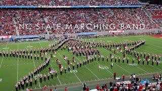 NC State Marching Band  Halftime Show Music at Football Game 11092024 [upl. by Nancey35]