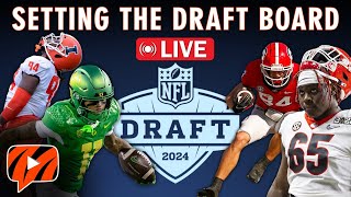 Setting Cincinnati Bengals 2024 Draft Board LIVE  Who Will They Take [upl. by Iliak]