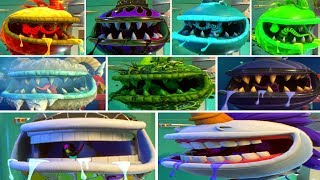 Plants vs Zombies Garden Warfare 2  All CHOMPER Variants [upl. by Mur877]