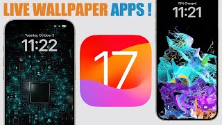 Best iOS 17 Custom LIVE Wallpaper Apps [upl. by Nive]