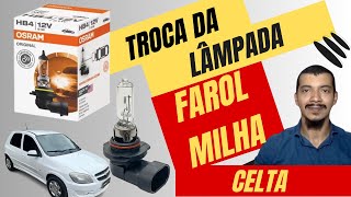 Troca lâmpada HB4 do farol de milha celta [upl. by Reine191]