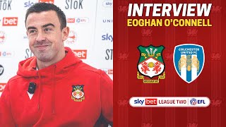 INTERVIEW  Eoghan OConnell after Colchester United [upl. by Aeuhsoj]