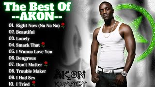 Akon Songs Playlist 2024  The Best Of Akon  Greatest Hits Full Album 2024 Lyrics [upl. by Yert]