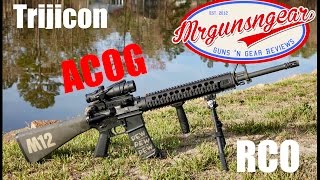 Trijicon TA31RCO Scope Review The ACOG Used By The USMC amp US Army HD [upl. by Lilian]