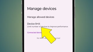 hotspot connected device limit setting  hotspot pe connection limit kaise set kare  Tech Tube [upl. by Ylrbmik]