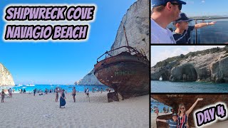 Shipwreck  Smugglers Cove  Navagio Beach  Zakynthos  Zante  Day 4 [upl. by Shimkus927]