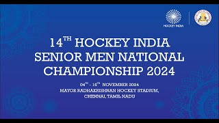 14th HOCKEY INDIA SENIOR MEN NATIONAL CHAMPIONSHIP 2024 MAYOR RADHAKRISHNAN HOCKEY STADIUMCHENNAI [upl. by Ahsytal]