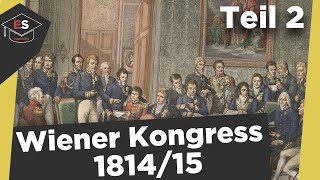 Wiener Kongress Teil 2  Territoriale Veränderungen Deutscher Bund  Heilige Allianz erklärt [upl. by Akkin]