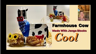 Jenga Block Farmhouse Cow [upl. by Crist]