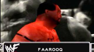 WWF Smackdown 1 Faarooq Entrance [upl. by Takakura]