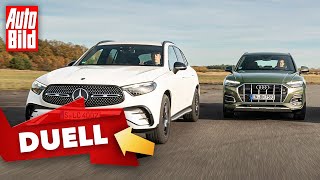 Audi Q5 vs Mercedes GLC 2022  Moderne SUVKlassiker im Vergleich  Duell mit Dennis Petermann [upl. by Burnham]