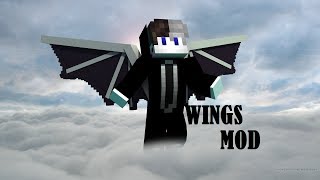 Minecraft PVP 1 Wings Mod Sowcase [upl. by Billy]