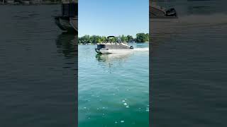 Sunliner Pontoons  Harris Pontoon Boats pontoons lakelife lakehouse pontoonboat [upl. by Ertemed190]