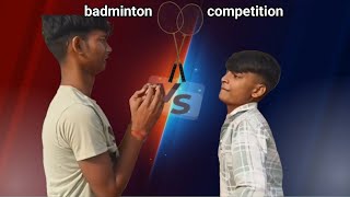 बैडमिंटन कंपटीशन  badminton competition 🏸 😱🤣 comedy [upl. by Leverick61]