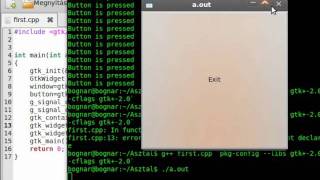 GTK tutorial 3  button part 2 [upl. by Aiek]