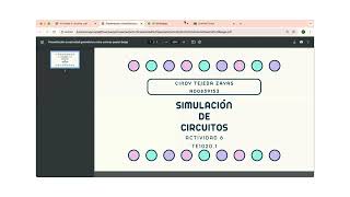 ACTIVIDAD 6 SIMULACIÓN DE CIRCUITOS POR COMPUTADORA [upl. by Bremer]