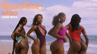 Queenkinis at Sankofa Beach Resort  PT 1  4K  Afro Swim Week 2023 [upl. by Manno338]