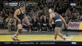 Retherford vs Jordan  149 LBs  Big Ten Wrestling Championship [upl. by Edee]