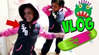 UNE FUTURE SKATEUSE et UN MONSTRE VERT  Vlog de maman [upl. by Aciemaj]